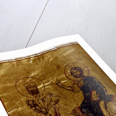 Alexius I Comnenus before Christ, 12th century by Anonymous