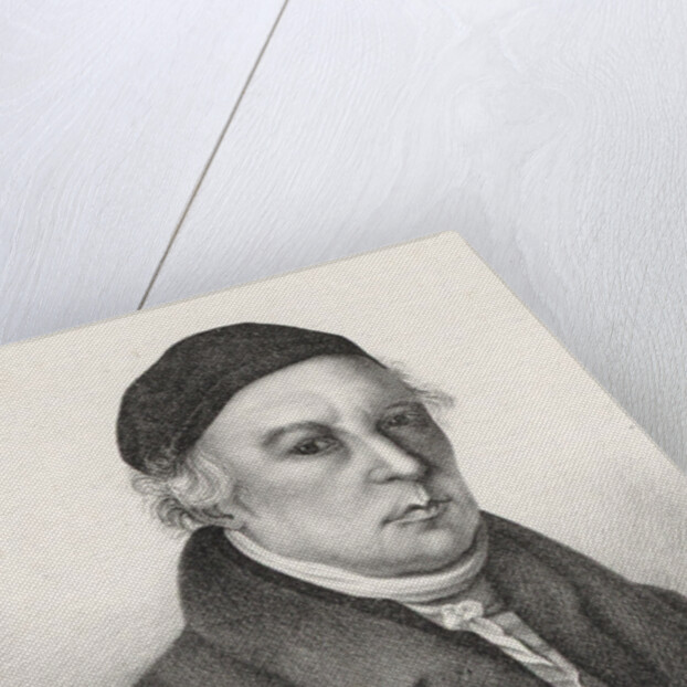 Portrait of the composer Johann Anton André, 1840 by Anonymous