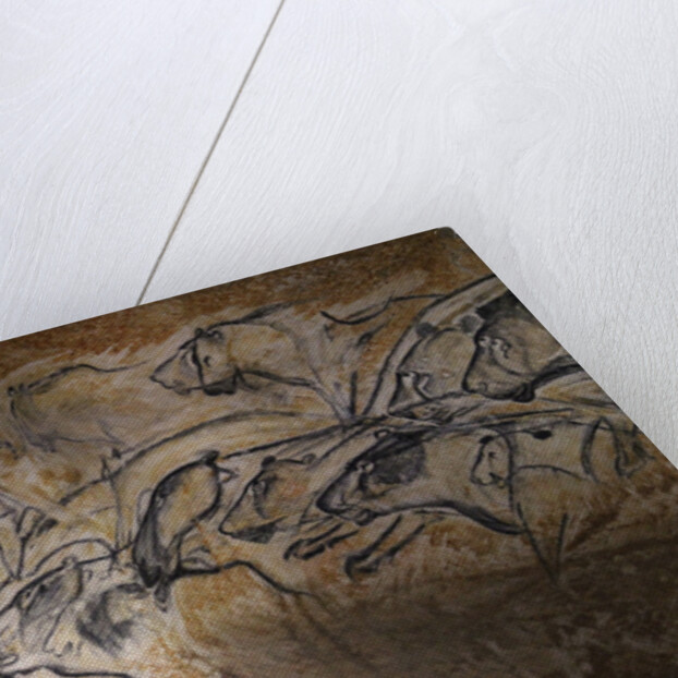 Painting in the Chauvet cave, 32,000-30,000 BC by Anonymous