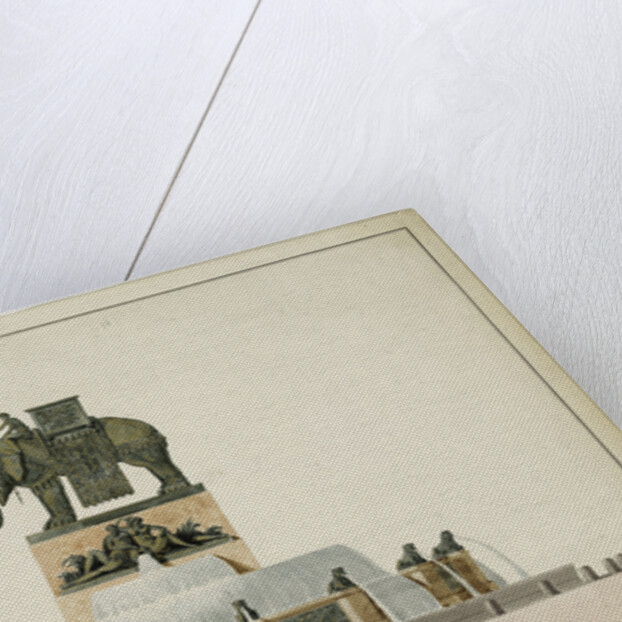 Project of the Elephant Fountain at the Place de la Bastille, ca 1809-1819 by Anonymous