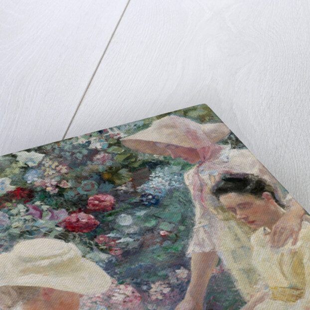 Trio fleuri, 1885 by Anonymous