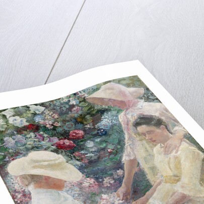 Trio fleuri, 1885 by Anonymous