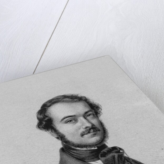 Portrait of the violinist and composer Antonio Bazzini, 1840s by Anonymous