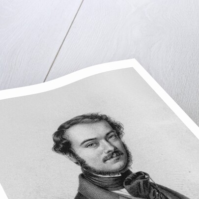 Portrait of the violinist and composer Antonio Bazzini, 1840s by Anonymous