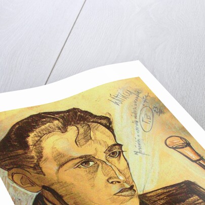 Portrait of the poet Bruno Jasienski, 1923 by Anonymous