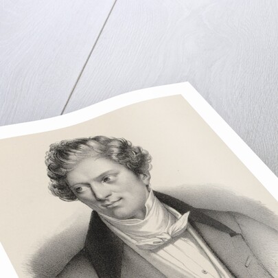 Portrait of the composer Charles-Auguste de Bériot, 1840 by Anonymous