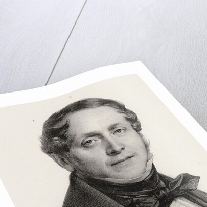 Portrait of the composer Giulio Marco Bordogni, 1838 by Anonymous