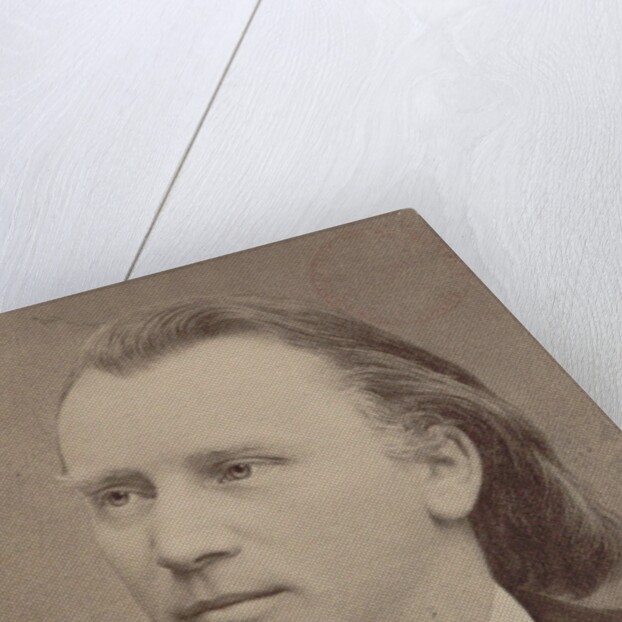 Portrait of the composer Johannes Brahms, 1876 by Anonymous