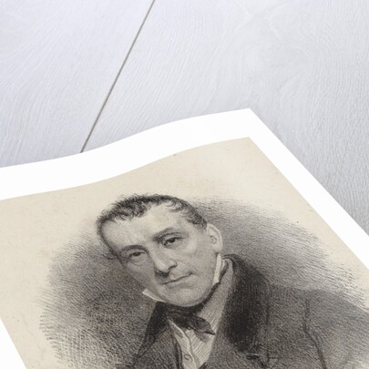 Portrait of the composer Johann Baptist Cramer, 1850 by Anonymous