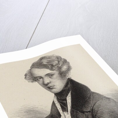 Portrait of the composer Theodor Döhler, First half of the 19th cent by Anonymous