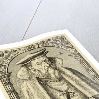 Portrait of Modestinus Pistoris, ca 1590 by Anonymous