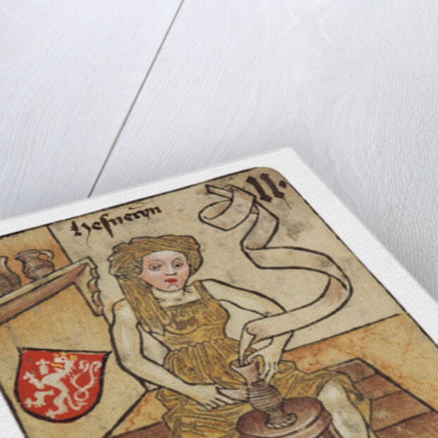 A potter. The Ambras castle Hofaemterspiel (Court-office Game), ca 1455 by Anonymous