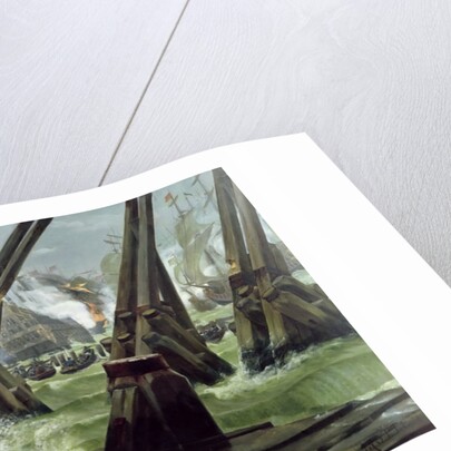 Cardinal Richelieu at the Siege of La Rochelle, 1881 by Anonymous