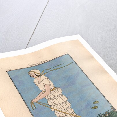 Costumes Parisiens 161: Robe de nansouk, 1914 by Anonymous