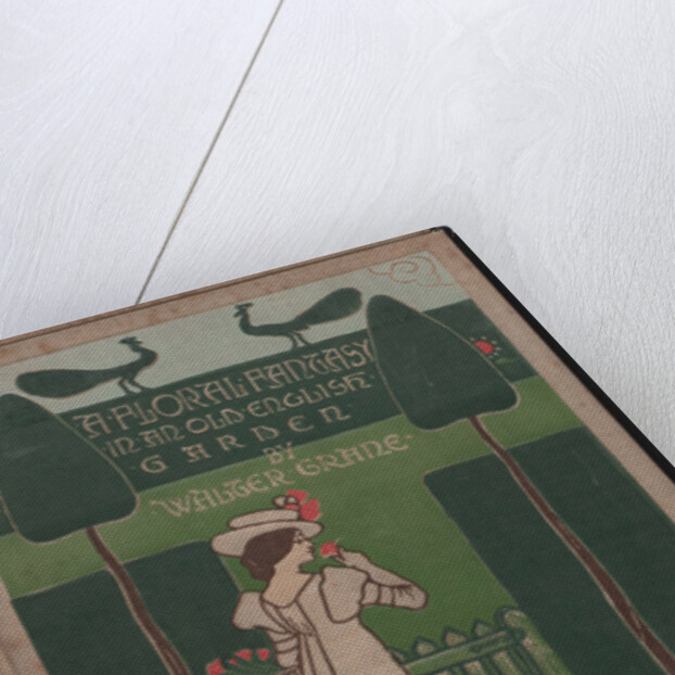 Cover design for A floral fantasy in an old english garden, 1899 by Anonymous