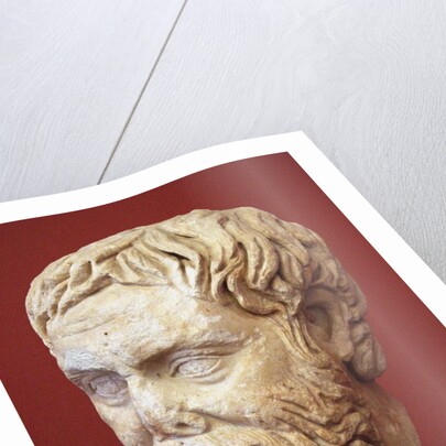 Head of Pyrrho of Elis (Roman copy from a Greek Original), by Anonymous