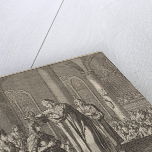 Henry Compton crowning William and Mary at Westminster Abbey on 11 April 1689, 1698 by Anonymous