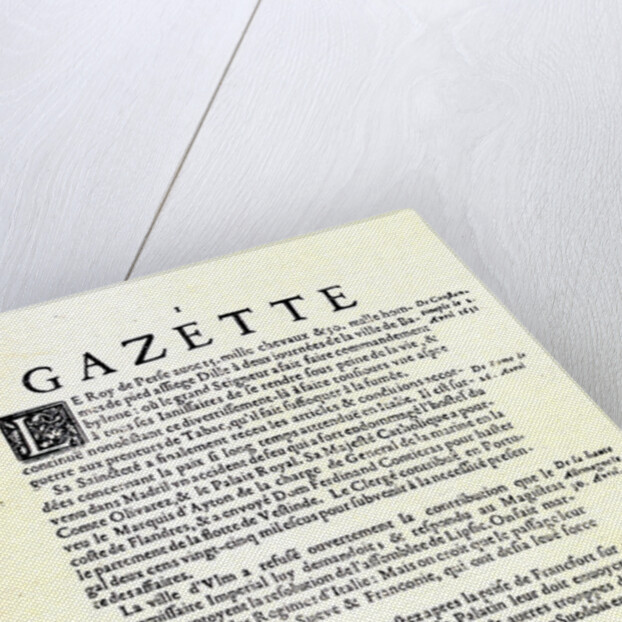 La Gazette (Gazette de France), 1631 by Anonymous