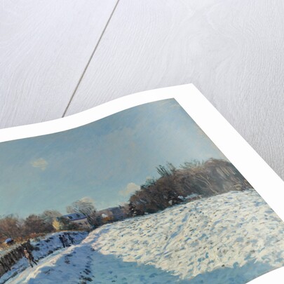 La neige à Louveciennes, 1874 by Anonymous