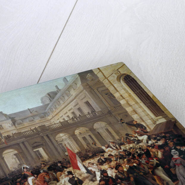 Louis Philippe procedes from the Palais-Royal to the town hall of Paris, 31 July 1830, 1832 by Anonymous
