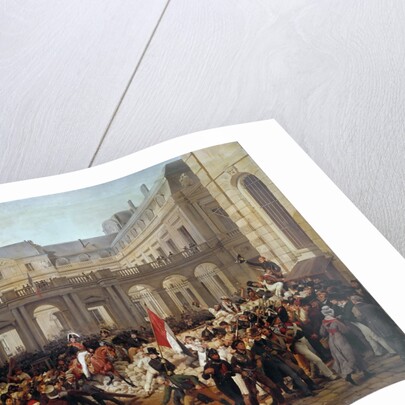 Louis Philippe procedes from the Palais-Royal to the town hall of Paris, 31 July 1830, 1832 by Anonymous