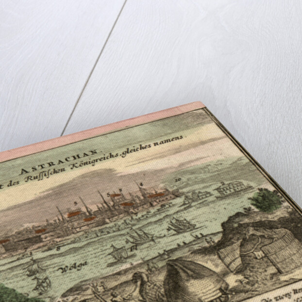 Map of Astrakhan, 1762 by Anonymous