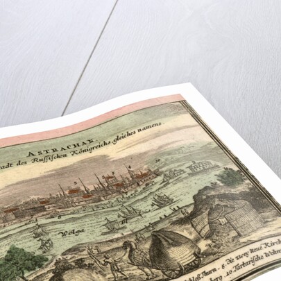 Map of Astrakhan, 1762 by Anonymous