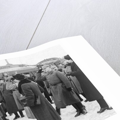 Meeting of Russian and Austro-Hungarian Military Officers in Brest-Litovsk, 1918, 1918 by Anonymous