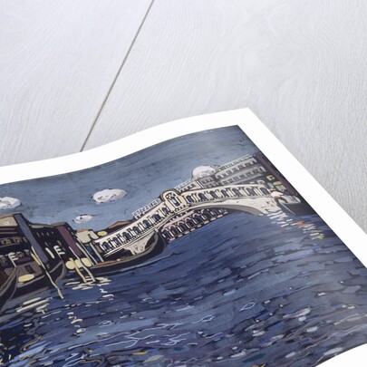 Memory from Venice 4 (Ponte di Rialto), 1904 by Anonymous