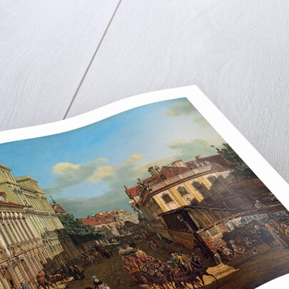 Miodowa Street in Warsaw, 1777 by Anonymous