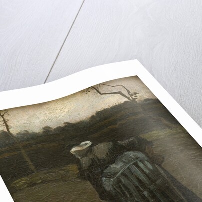 Peasant Woman Digging, 1885 by Anonymous