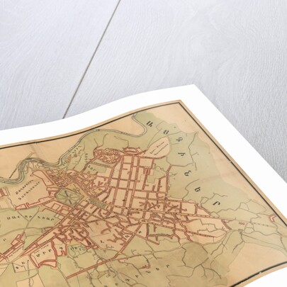 Plan of Yerevan, 1920, 1920 by Anonymous
