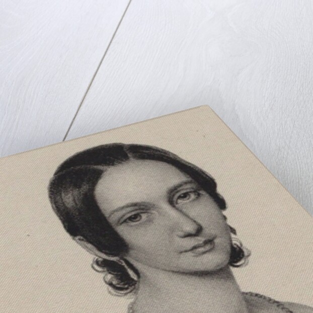 Portrait of Clara Schumann, 1838 by Anonymous