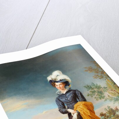 Portrait of Empress Elizabeth Alexeievna, Princess Louise of Baden, 1820 by Anonymous