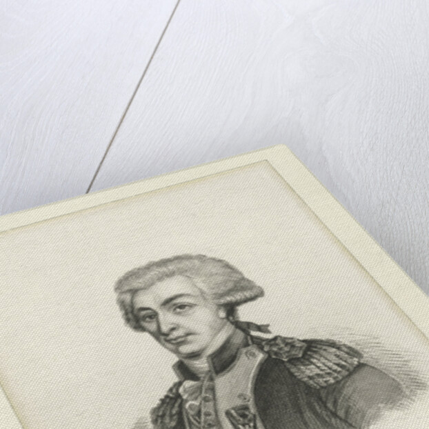 Portrait of Gilbert Motier the Marquis De La Fayette, by Anonymous