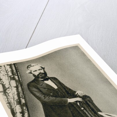 Portrait of Karl Marx, by Anonymous