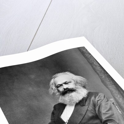 Portrait of Karl Marx, before 1875 by Anonymous