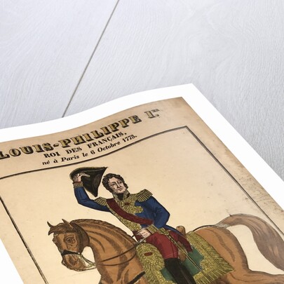 Portrait of Louis Philippe I, King of the French, ca 1834 by Anonymous