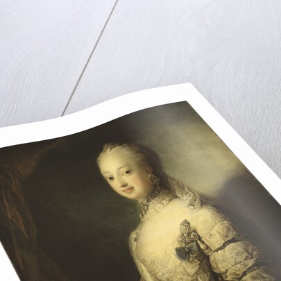 Portrait of Sophia Magdalena of Denmark, Queen of Sweden, 1765 by Anonymous