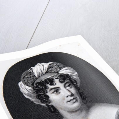 Portrait of the author Baronne Anne Louise Germaine de Staël, by Anonymous