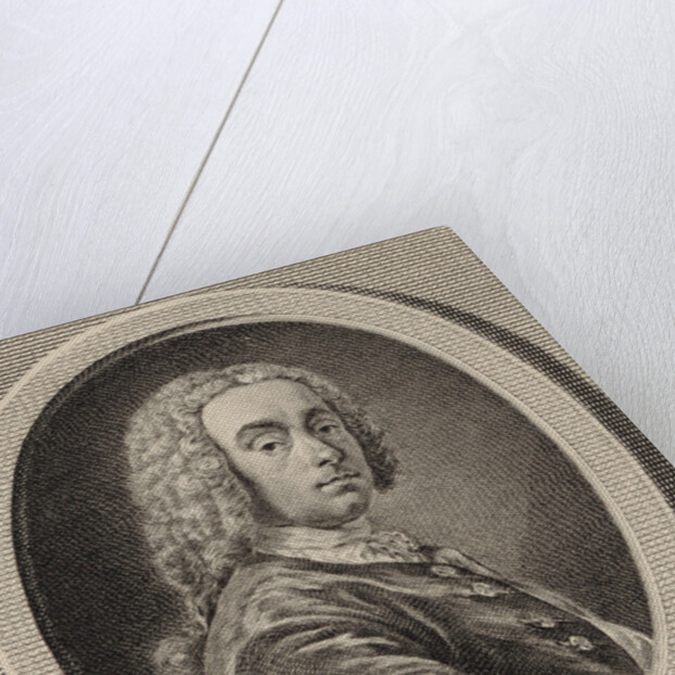 Portrait of the composer and violinist Jean-Pierre Guignon, 1755 by Anonymous