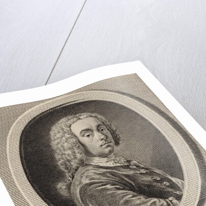 Portrait of the composer and violinist Jean-Pierre Guignon, 1755 by Anonymous