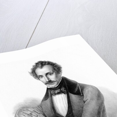 Portrait of the composer Luigi Ricci, c. 1840 by Anonymous