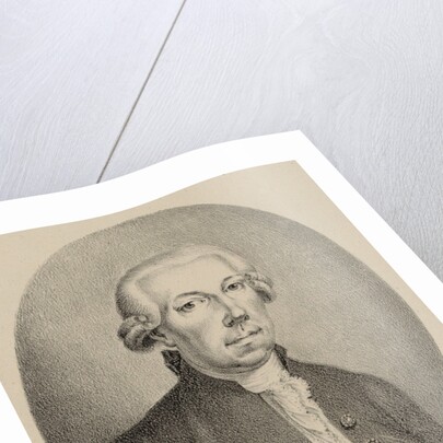 Portrait of the flautist and composer Friedrich Hartmann Graf, 1800s by Anonymous