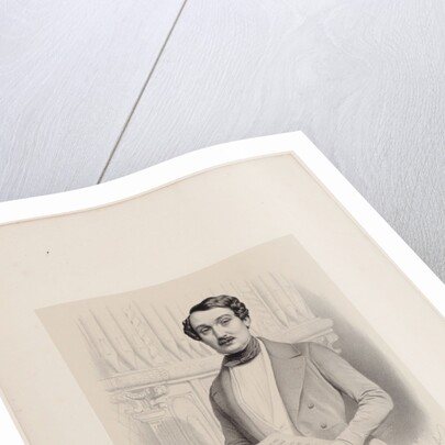 Portrait of the opera singer Alexis Dupont, 1840 by Anonymous