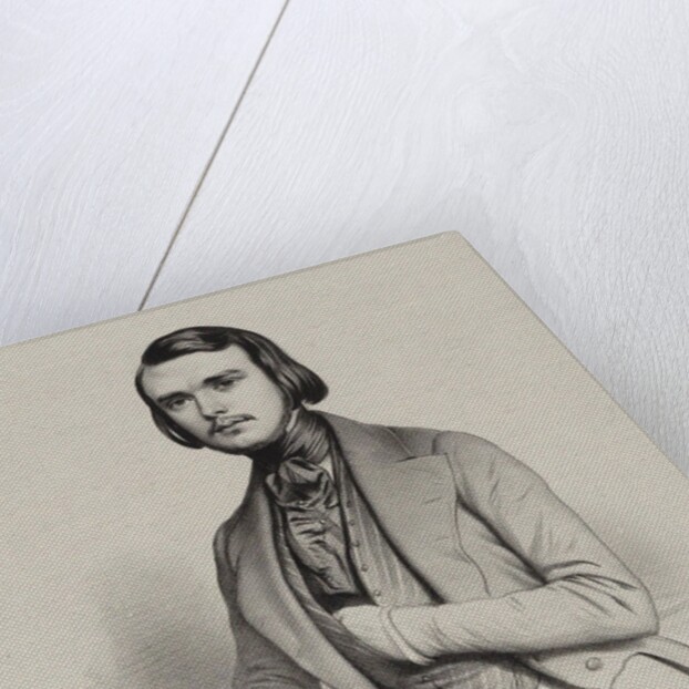 Portrait of the pianist and composer Alexandre Edouard Goria, 1845 by Anonymous