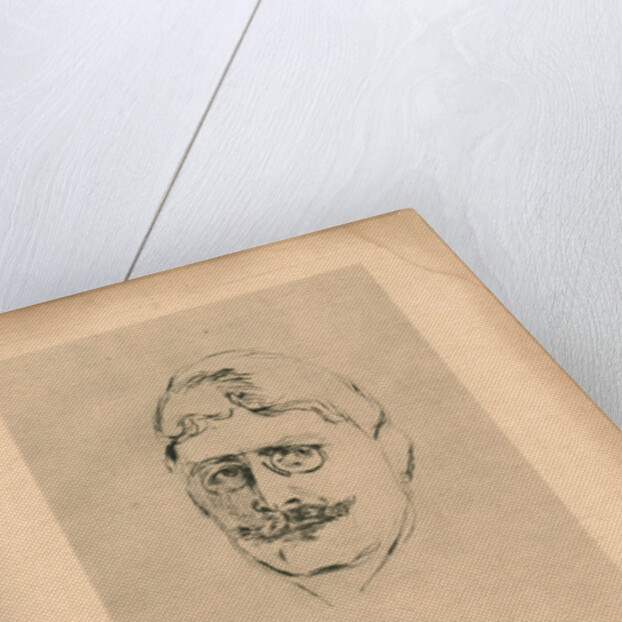 Portrait of the writer Knut Hamsun, 1896 by Anonymous