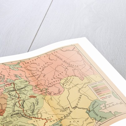 Russian Slavs and their neighbors in the 9th and 10th century (Map), 1914 by Anonymous