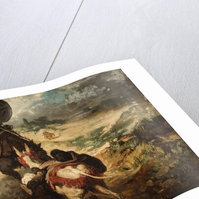 Scene from Don Quijote de la Mancha by M. de Cervantes, 1868-1870 by Anonymous