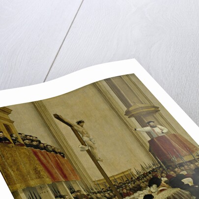 Sermon of the Papal Legate Cornelio Musso, in the Augustinian Church, Vienna, 1561 by Anonymous